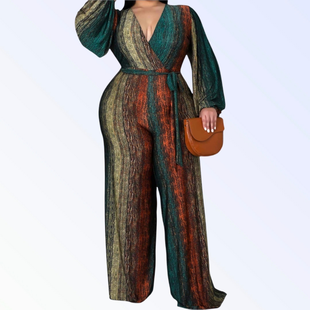 Chic Striped Multicolor Jumpsuit